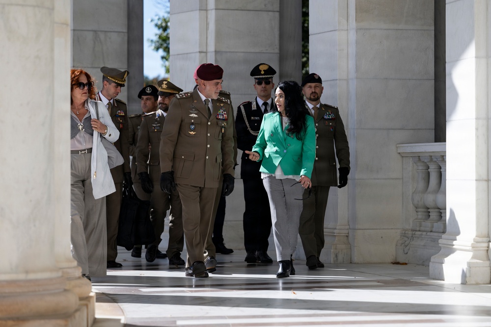 Chief of Staff of the Italian Army Gen. Carmine Masiello Visits ANC