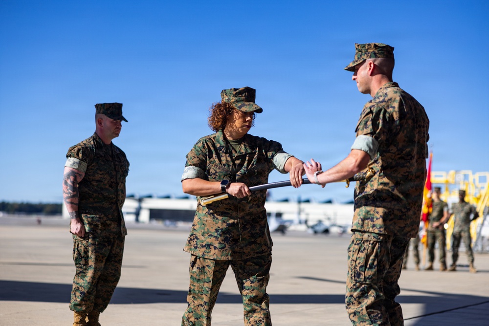 MAG-49 Site Support New River Relief and Appointment Ceremony