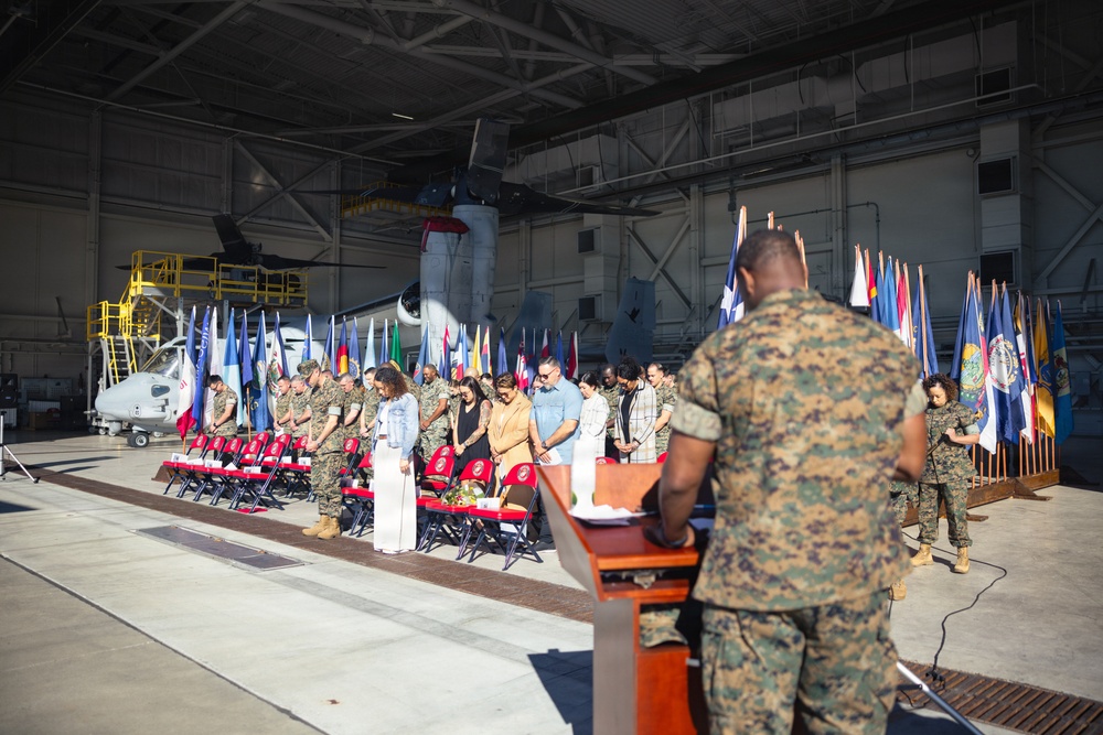 MAG-49 Site Support New River Relief and Appointment Ceremony