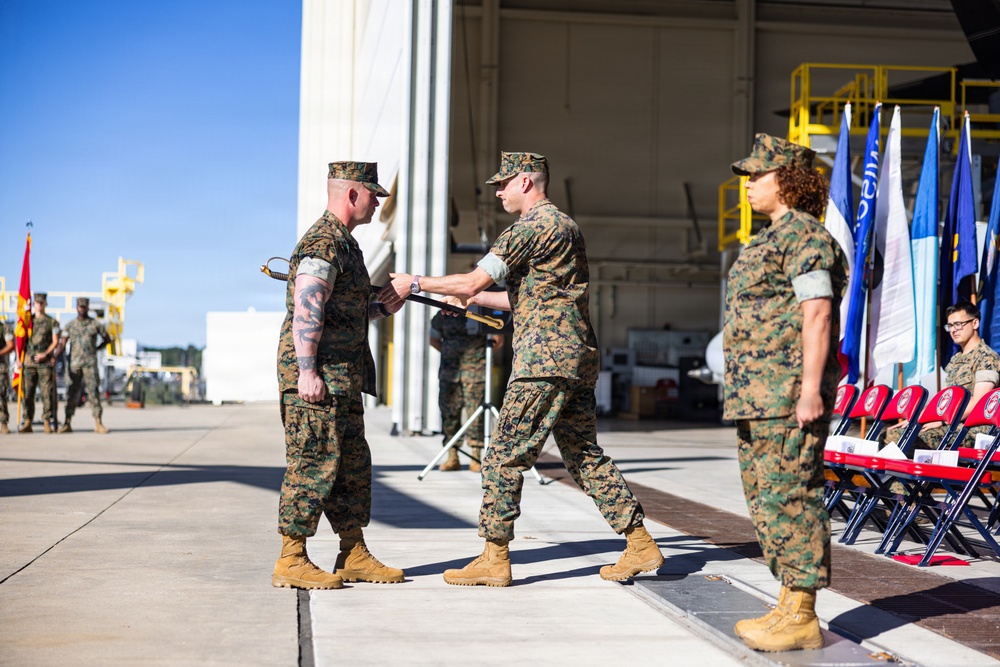 MAG-49 Site Support New River Relief and Appointment Ceremony
