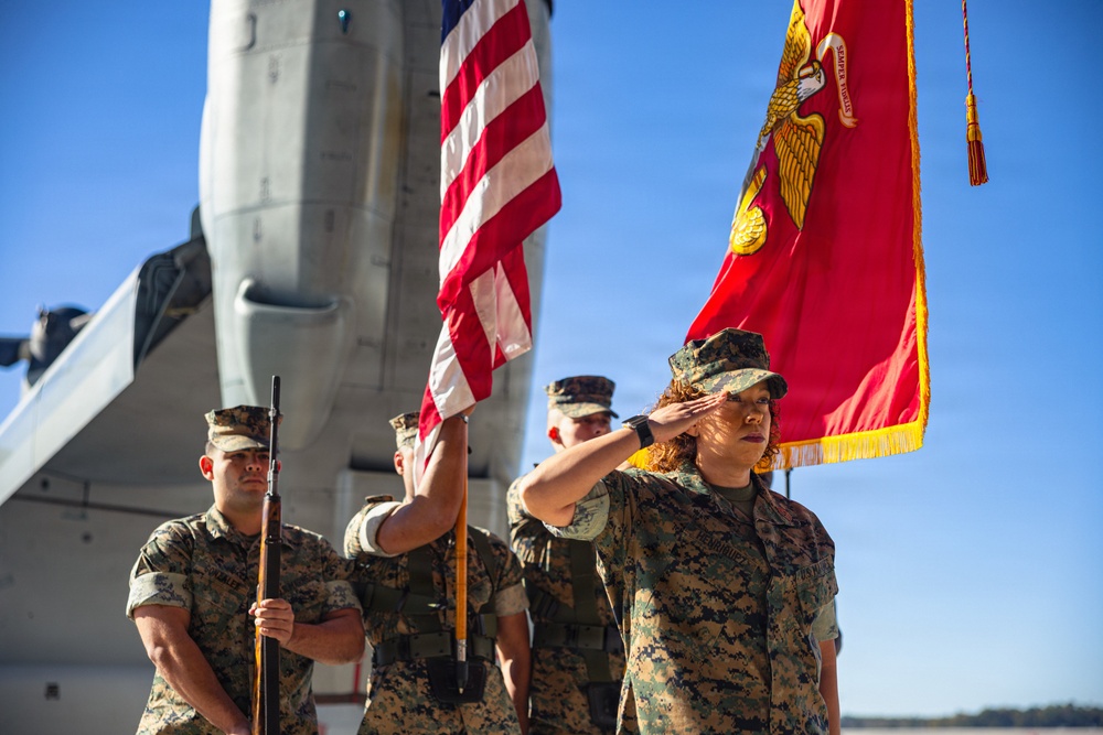 MAG-49 Site Support New River Relief and Appointment Ceremony