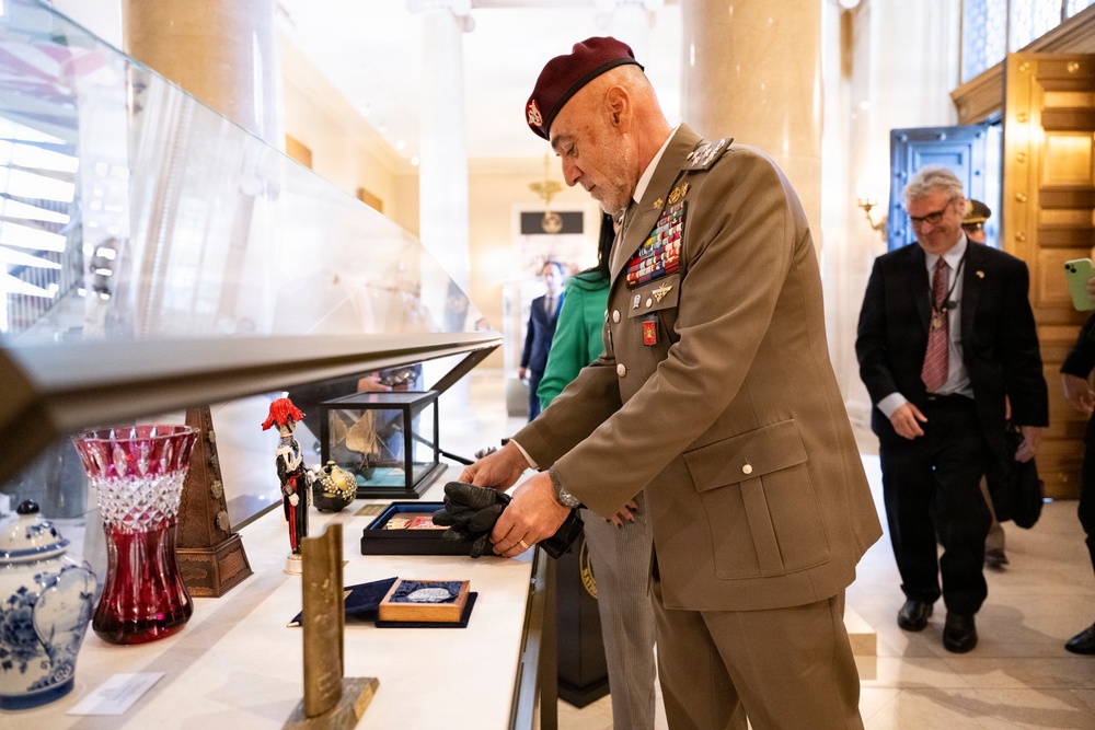Chief of Staff of the Italian Army Gen. Carmine Masiello Visits ANC