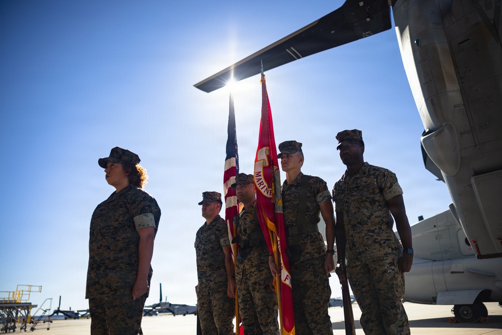 MAG-49 Site Support New River Relief and Appointment Ceremony