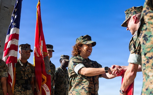 MAG-49 Site Support New River Relief and Appointment Ceremony