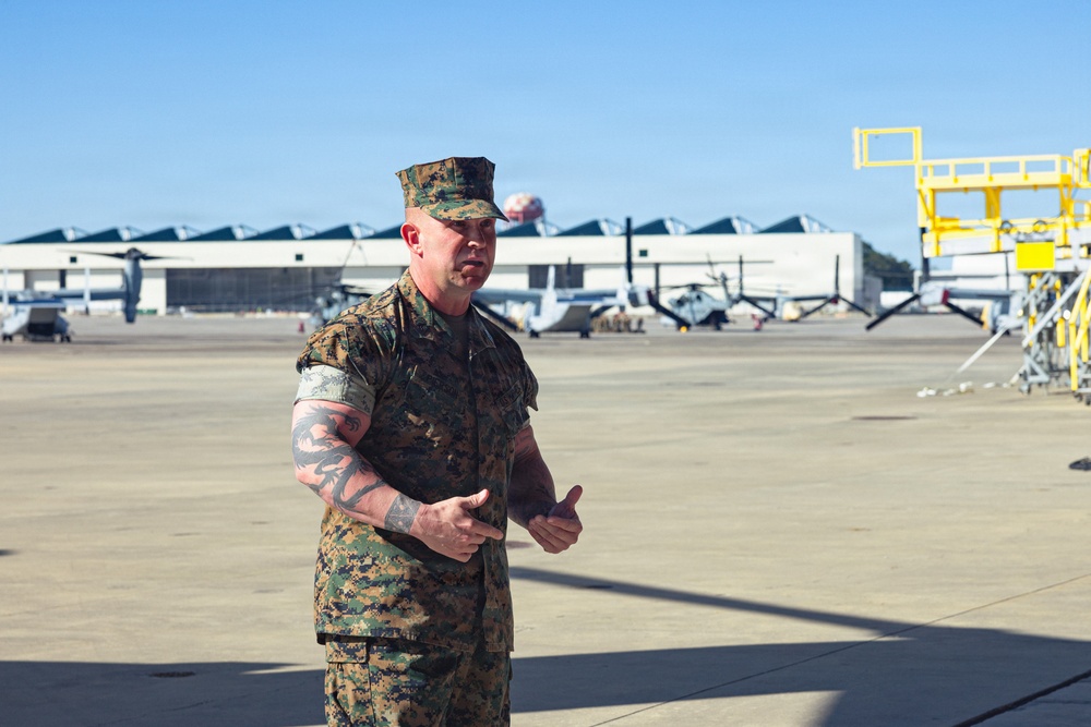 MAG-49 Site Support New River Relief and Appointment Ceremony