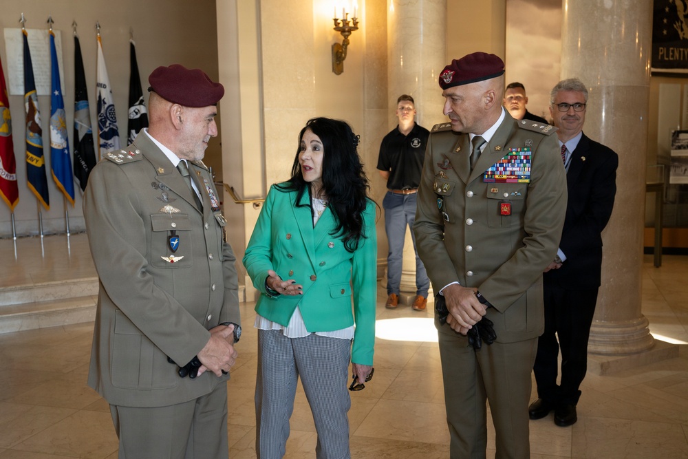 Chief of Staff of the Italian Army Gen. Carmine Masiello Visits ANC