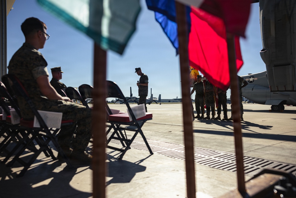 MAG-49 Site Support New River Relief and Appointment Ceremony