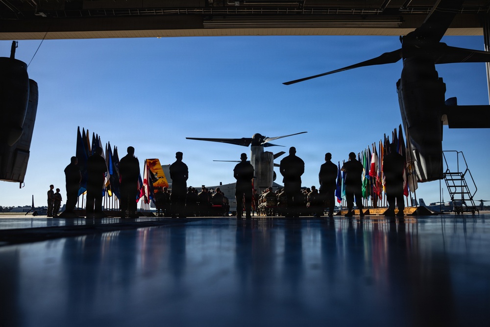 MAG-49 Site Support New River Relief and Appointment Ceremony
