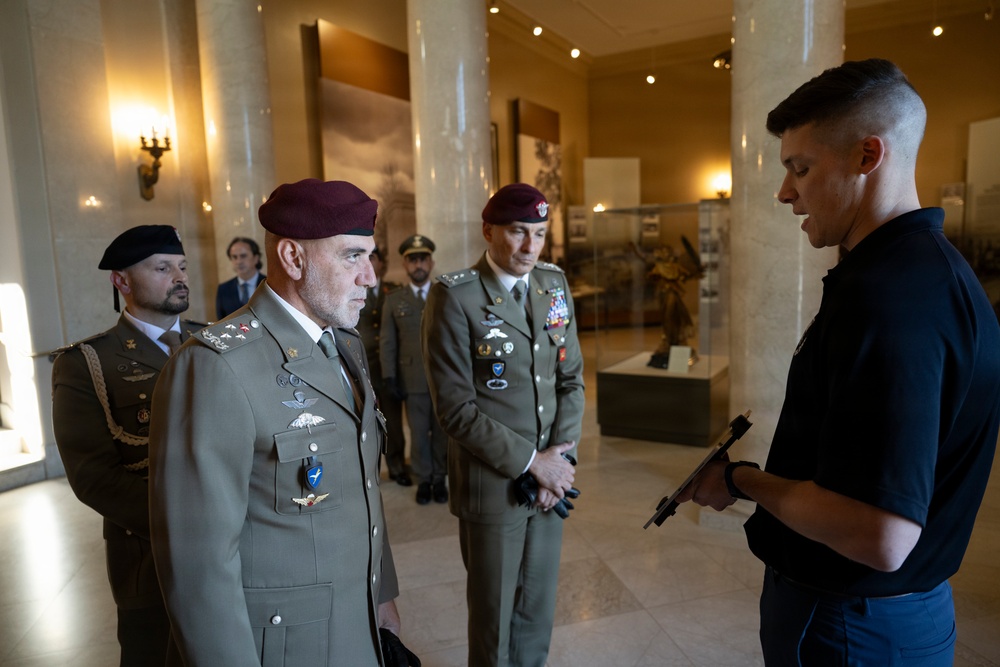 Chief of Staff of the Italian Army Gen. Carmine Masiello Visits ANC