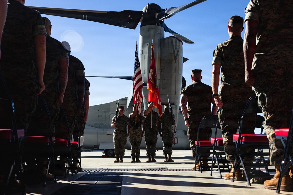 MAG-49 Site Support New River Relief and Appointment Ceremony