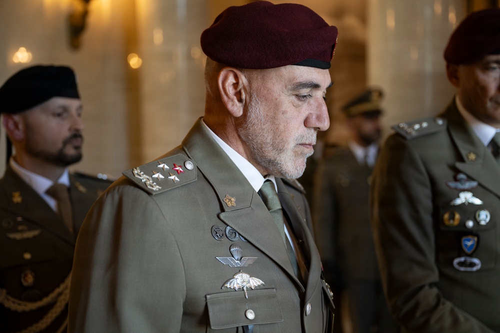 Chief of Staff of the Italian Army Gen. Carmine Masiello Visits ANC