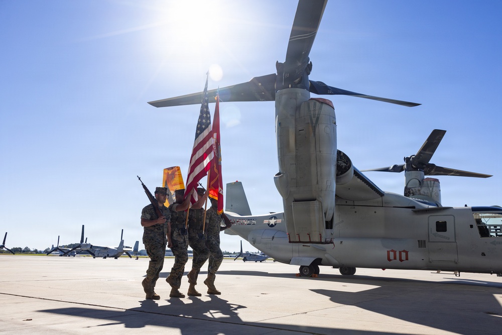 MAG-49 Site Support New River Relief and Appointment Ceremony