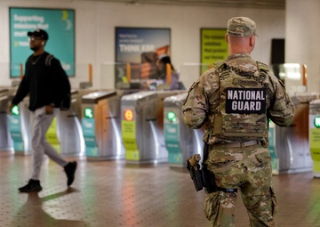 Patrol in the Metro Station