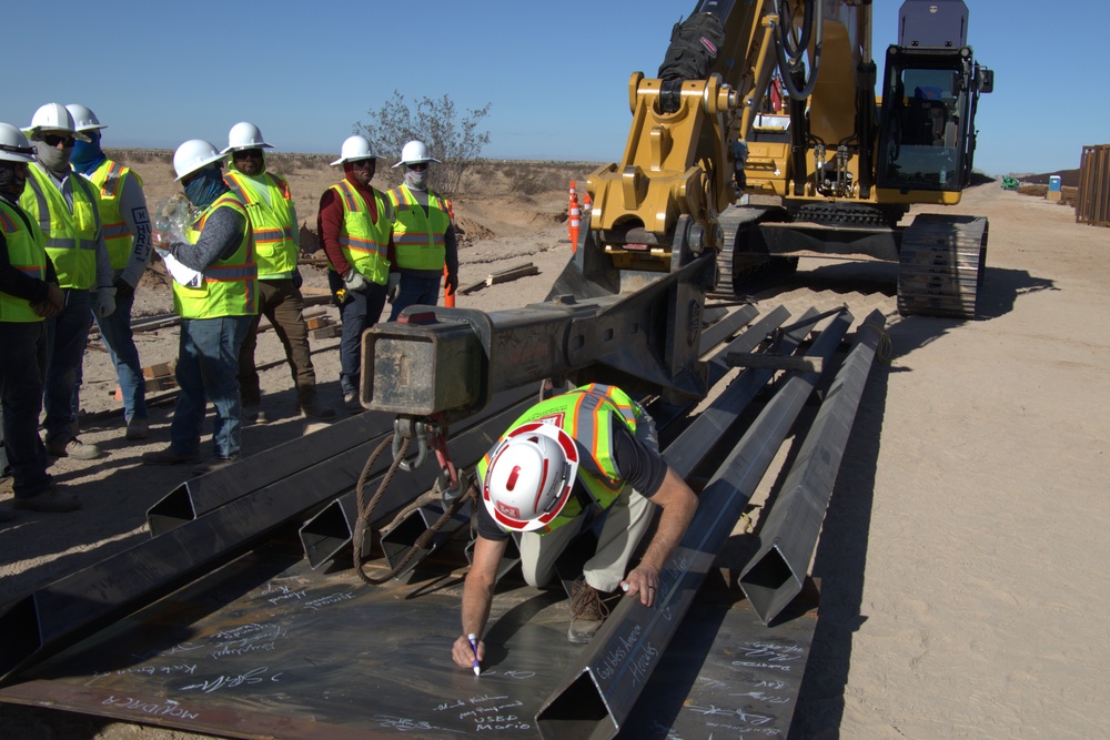 BMGR-1 First Panel Installation