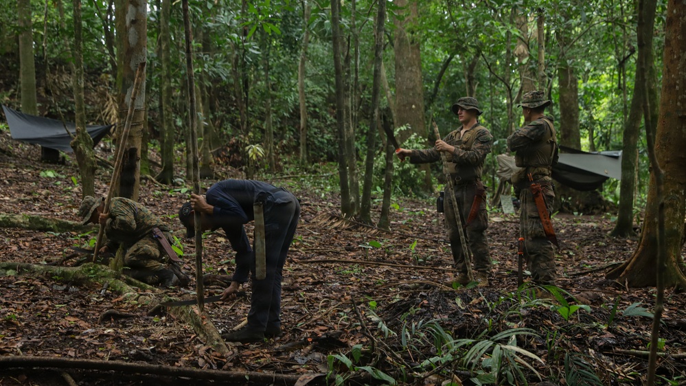 Combined Jungle Operations Training Course Traps
