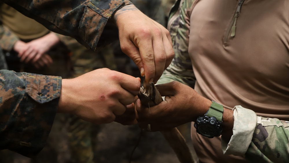 Combined Jungle Operations Training Course Traps