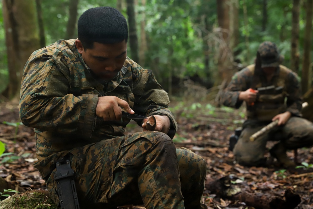 Combined Jungle Operations Training Course Traps