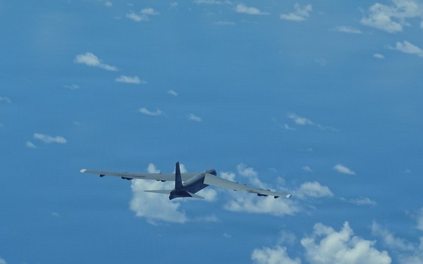 B-52H, F35 conduct bomber attack demo