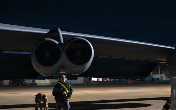 B-52H, F35 conduct bomber attack demo