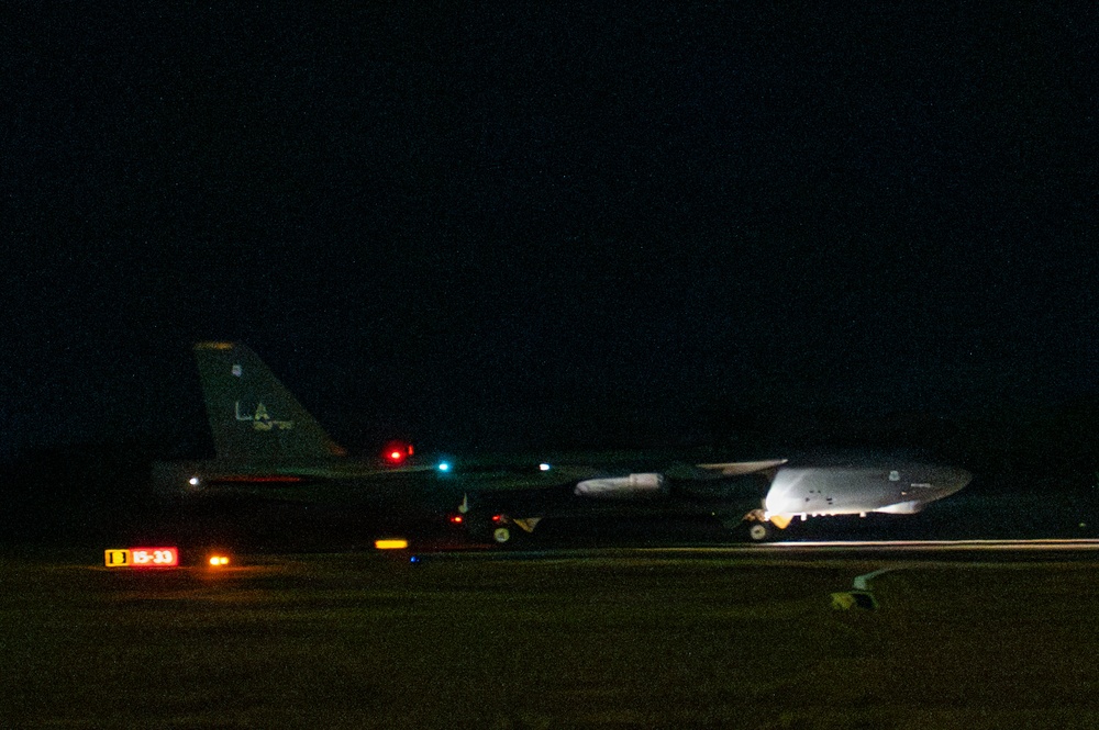B-52H, F35 conduct bomber attack demo