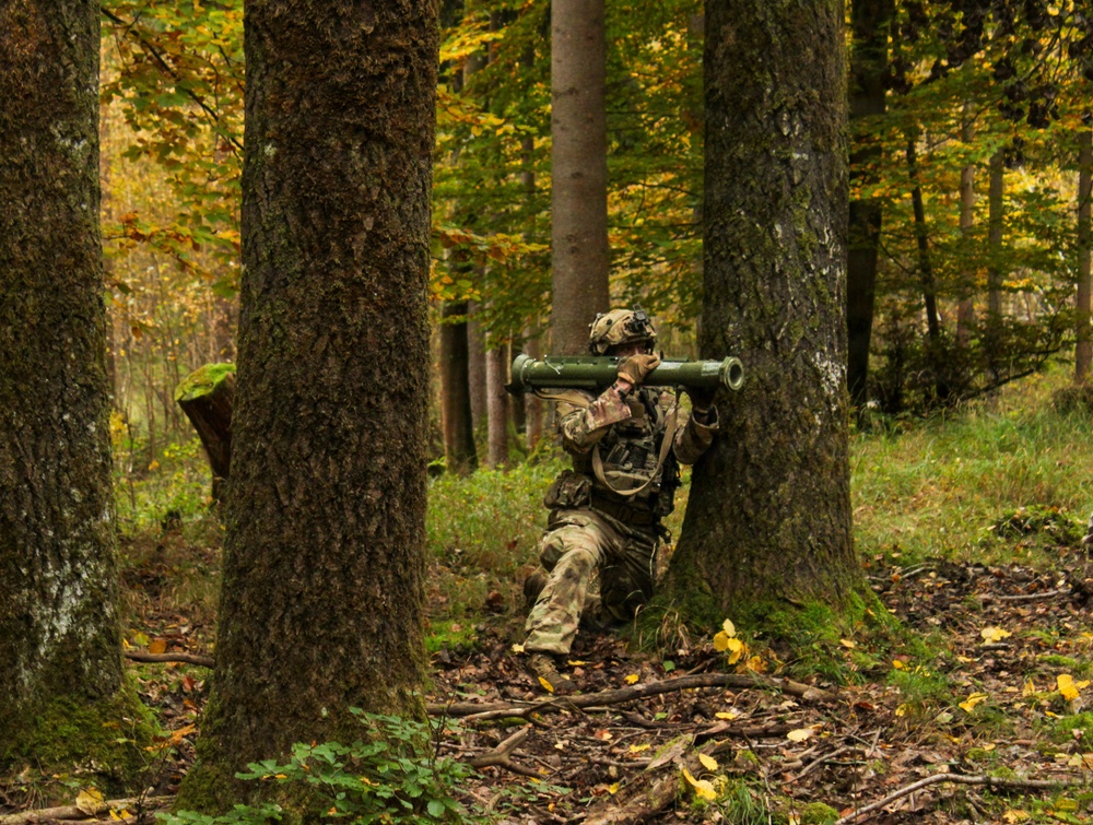 2nd Brigade, 101st Airborne Division React to Enemy Armor Attack