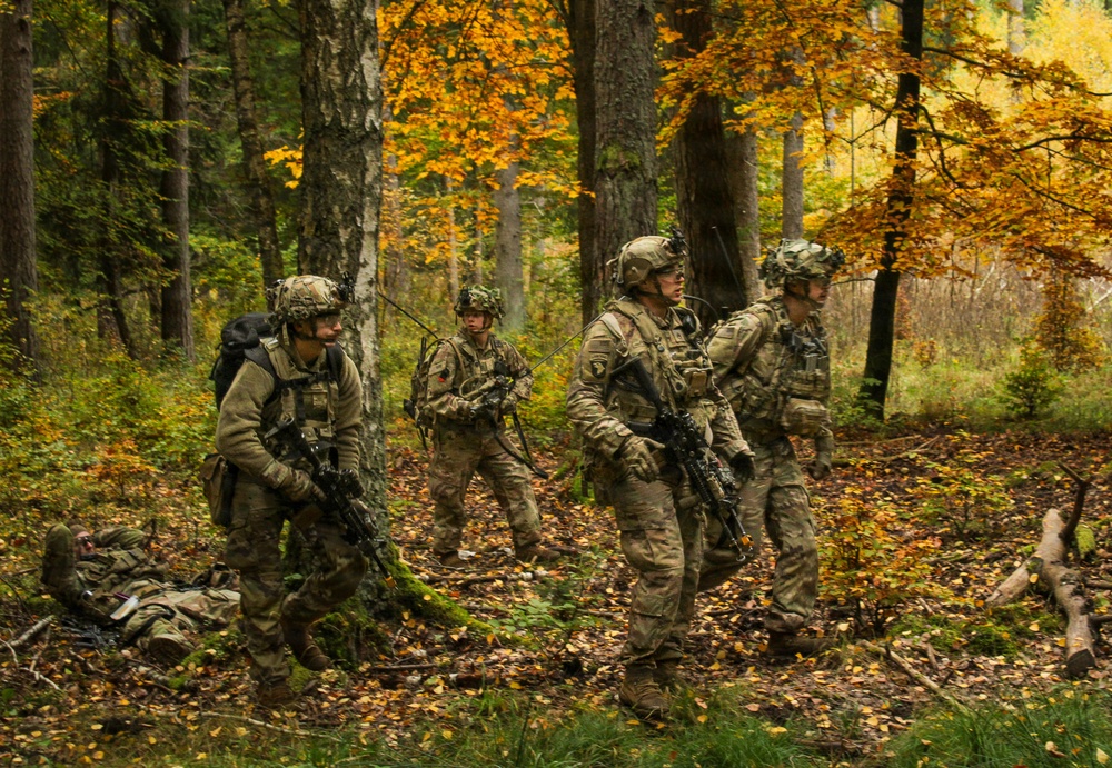 2nd Brigade, 101st Airborne React to Enemy Armor Attack