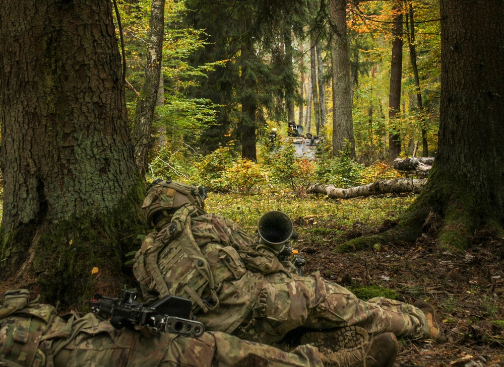 2nd Brigade, 101st Airborne React to Enemy Armor Attack