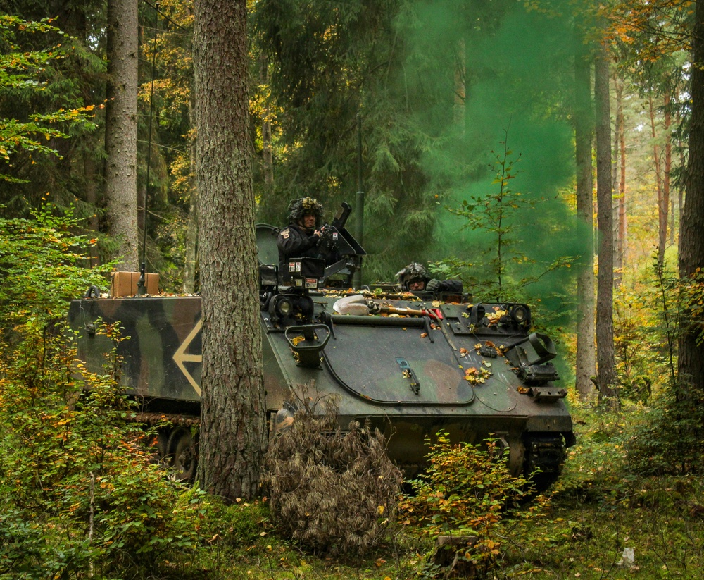 2nd Brigade, 101st Airborne React to Enemy Armor Attack