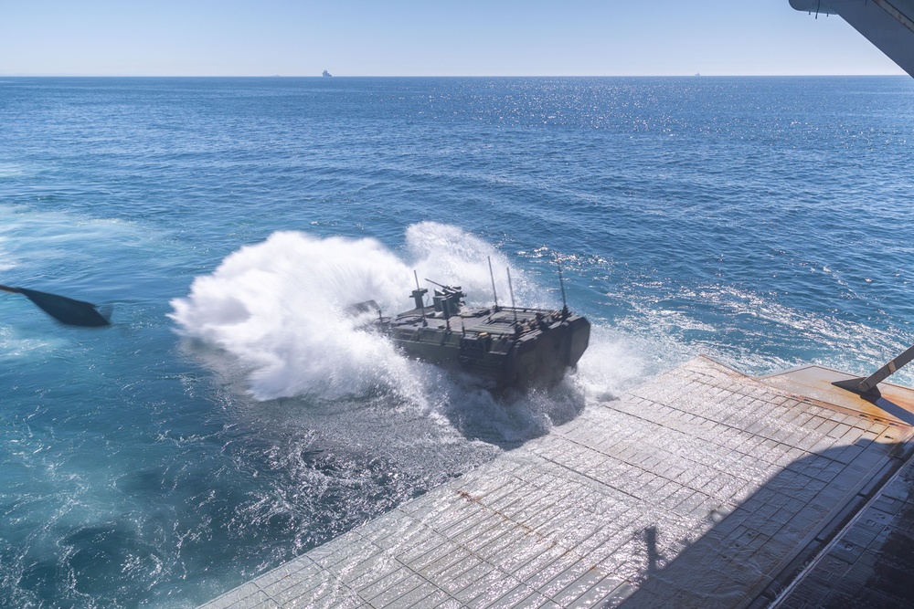 11th MEU Marines and Sailors conduct rehearsals for the Marine Corps 250th Amphibious Capabilities Demonstration
