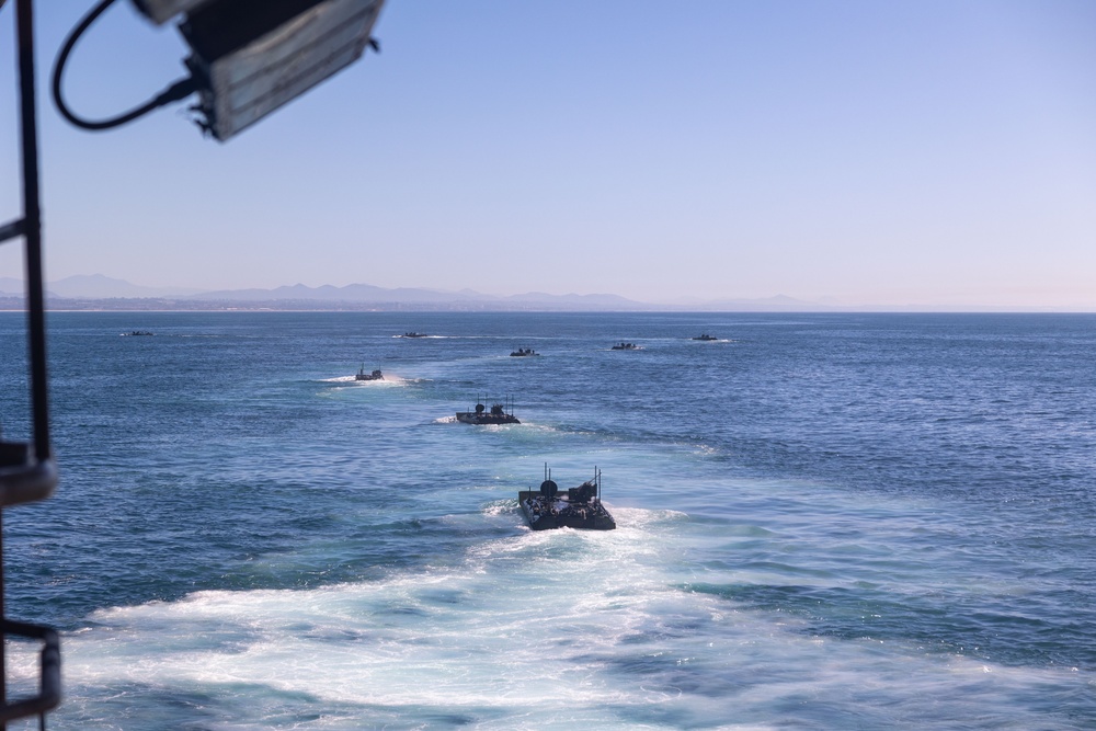 11th MEU Marines and Sailors conduct rehearsals for the Marine Corps 250th Amphibious Capabilities Demonstration