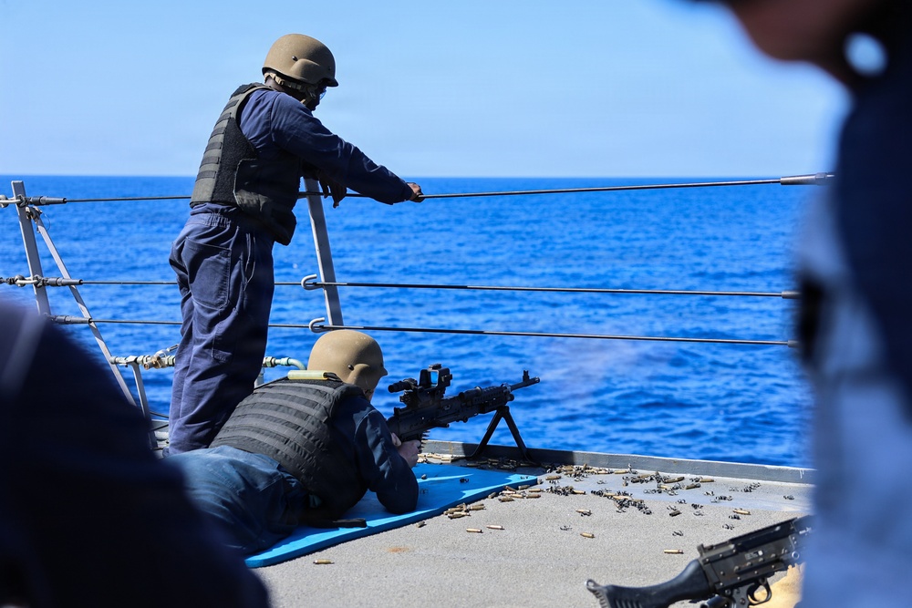Live Fire Exercises aboard the USS Paul Ignatius (DDG 117)