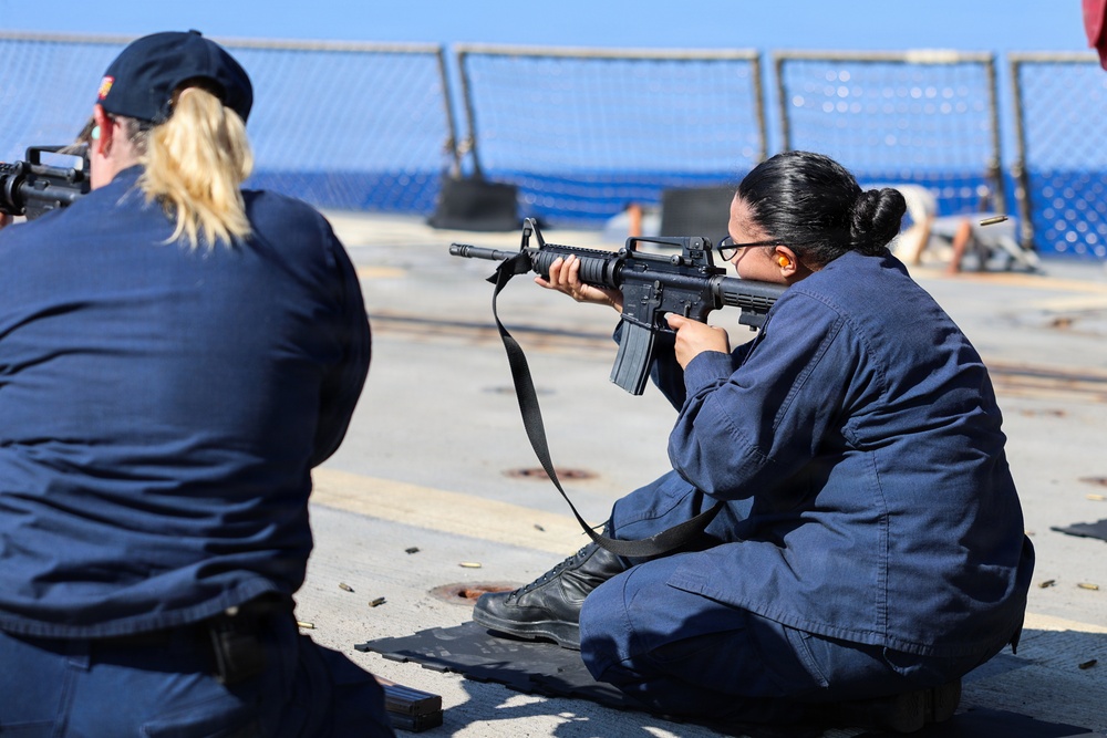 Live Fire Exercises aboard the USS Paul Ignatius (DDG 117)