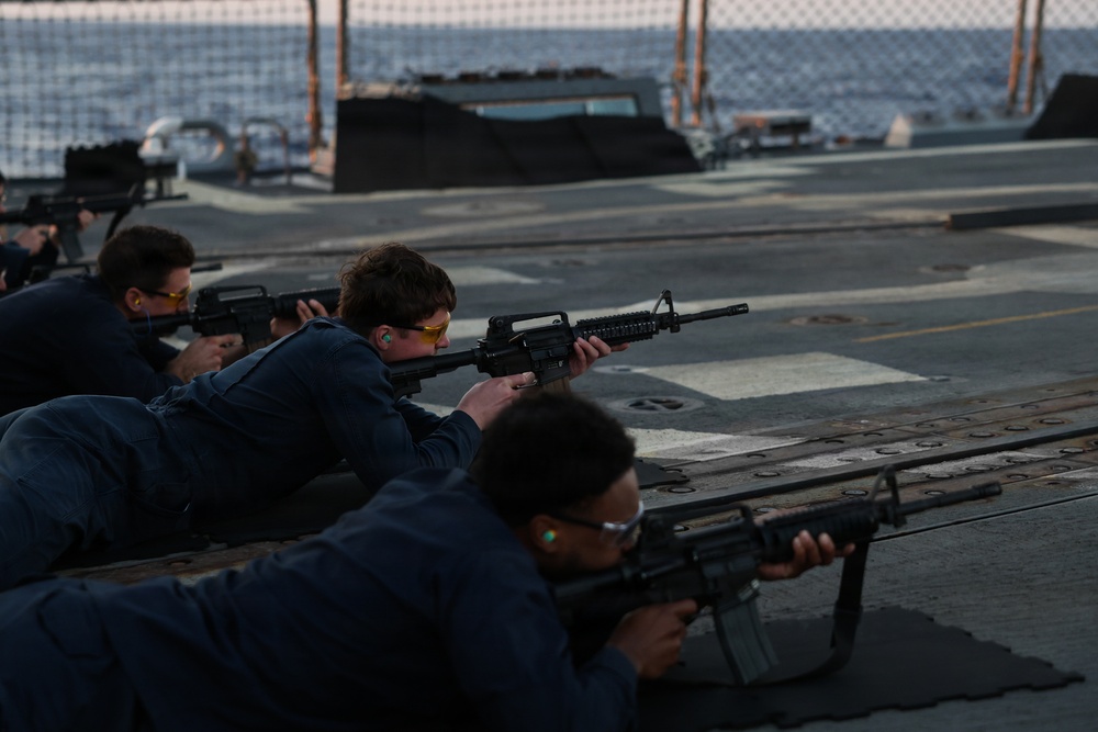 Live Fire Exercises aboard the USS Paul Ignatius (DDG 117)