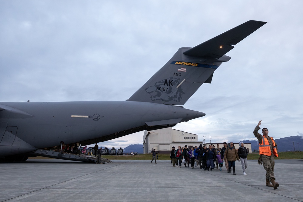 AKOM continues evacuation mission to JBER during Operation Halong Response