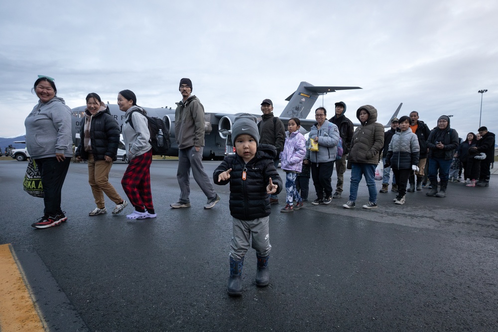 AKOM continues evacuation mission to JBER during Operation Halong Response