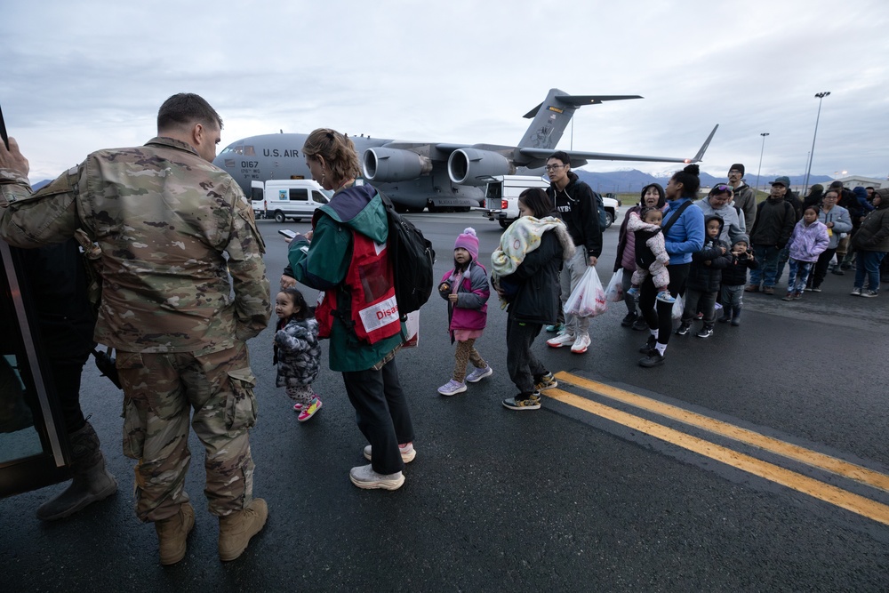 AKOM continues evacuation mission to JBER during Operation Halong Response