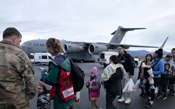 AKOM continues evacuation mission to JBER during Operation Halong Response