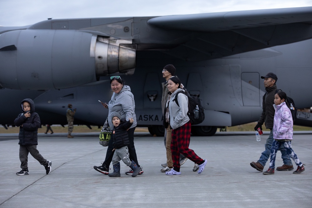 AKOM continues evacuation mission to JBER during Operation Halong Response