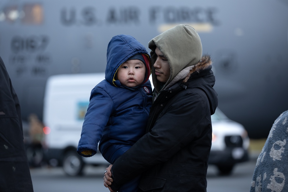 AKOM continues evacuation mission to JBER during Operation Halong Response