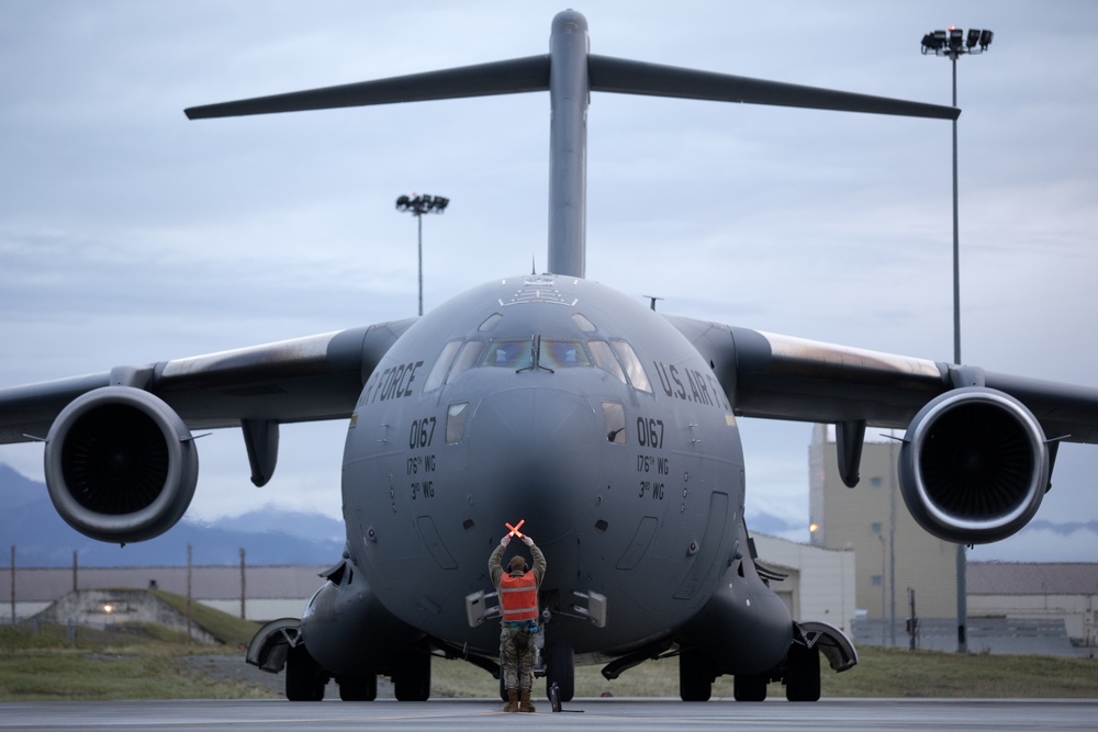 AKOM continues evacuation mission to JBER during Operation Halong Response