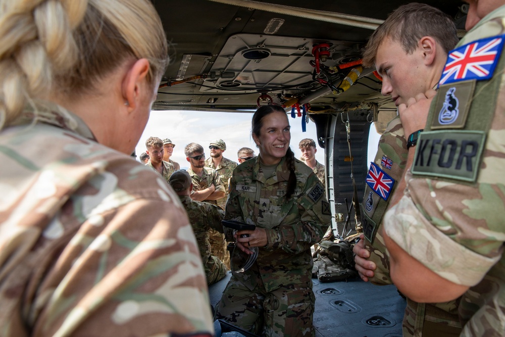 U.K. and U.S. KFOR MEDEVAC Team Training Builds Readiness in Kosovo