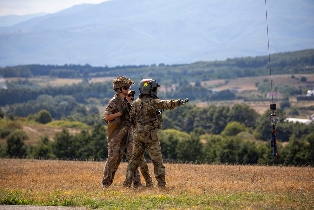 U.K. and U.S. KFOR MEDEVAC Team Training Builds Readiness in Kosovo