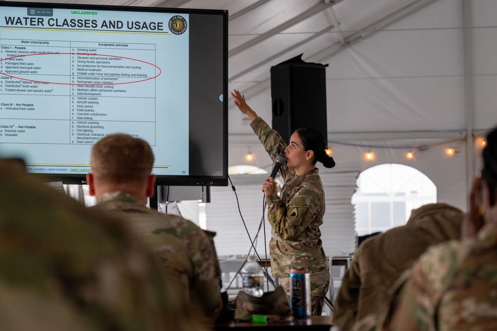 National Guard Soldiers and Airmen attend Field Sanitation training
