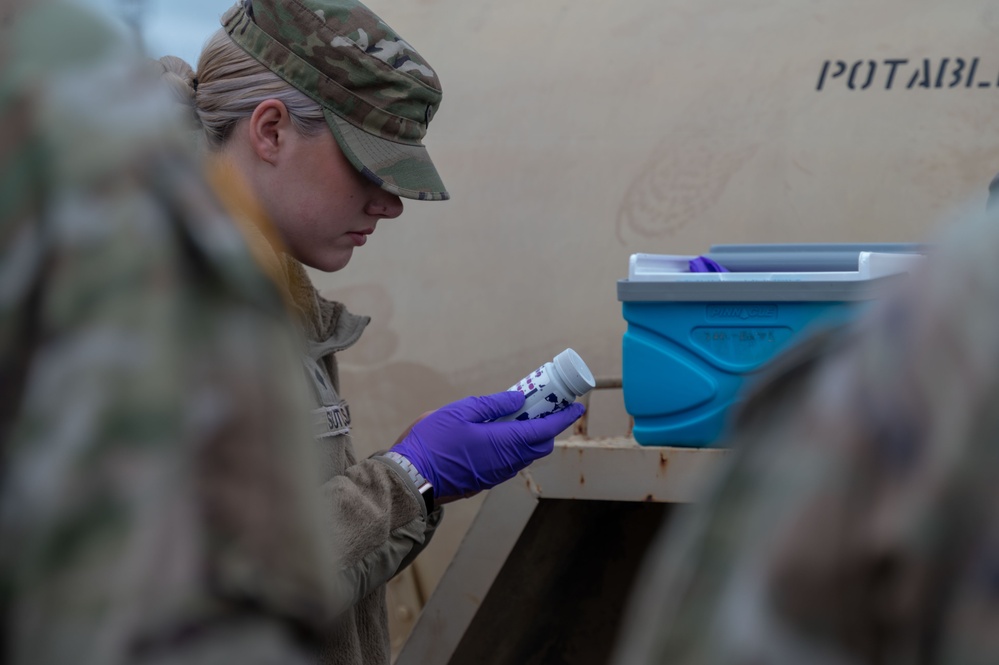 National Guard Soldiers and Airmen attend Field Sanitation training