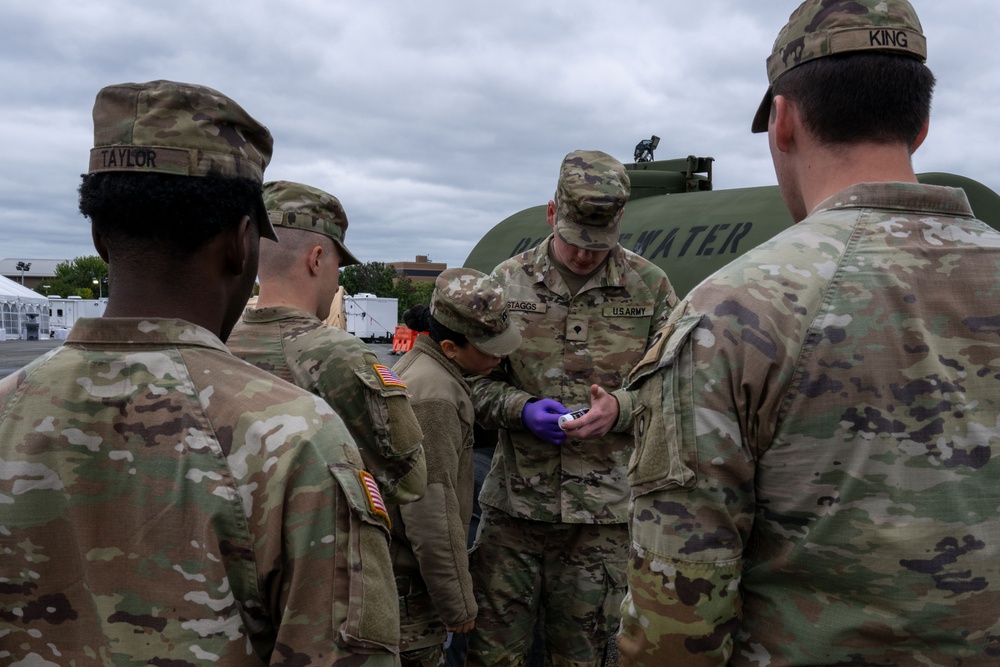 National Guard Soldiers and Airmen attend Field Sanitation training