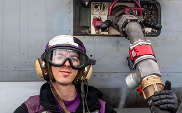 USS Gerald R. Ford (CVN 78) Flight Deck Refueling Operations