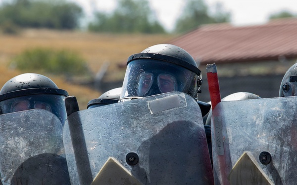 Polish Soldiers Sharpen Crowd Riot Control Skills in Kosovo