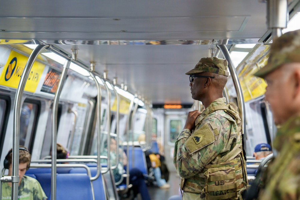 Command Team Engages Troops, Community During D.C. Safe and Beautiful Operations