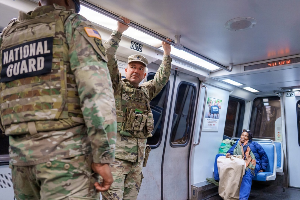 Command Team Engages Troops, Community During D.C. Safe and Beautiful Operations