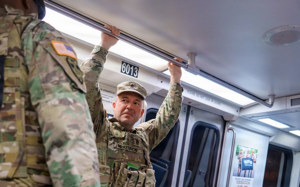 Command Team Engages Troops, Community During D.C. Safe and Beautiful Operations